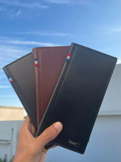 Leather Long Wallet – Slim & Elegant