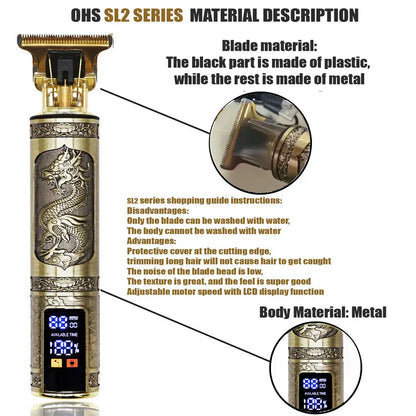 9 Hair Clipper Repair Beard Shaving Body Hair Trimmer Clippers Electric Machine Men Haircut Machine 0mm Barber Shaver