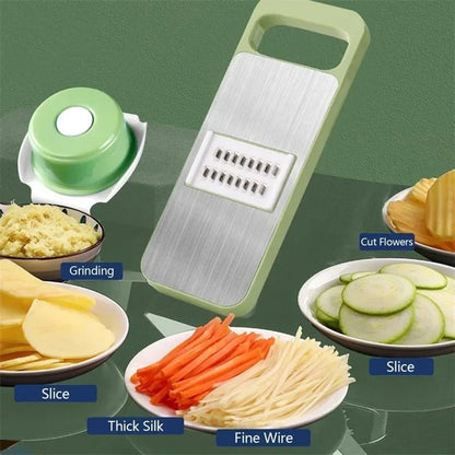 5 in 1 In 1 Vegetable Cutter With Stainless Steel Blades