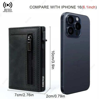 Pop Up Minimalist Wallet Cardholder Wallets for Men