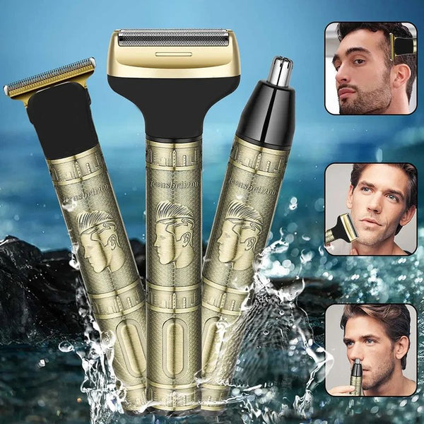Original DALING DL-9266 3 In 1 Grooming kit Electric Shaver For Men Ear Nose Beard Hair Trimmer Clipper Electric Rozor Rechargeable
